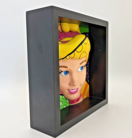 Disney Britto Cinderella Pop Art Block 4033869 Colourful Display Figurine Boxed9