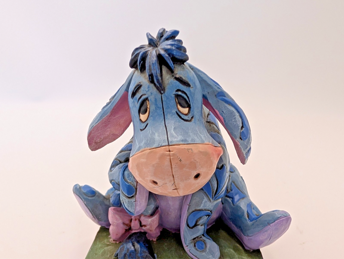 Disney Traditions Eeyore Lost Without You A21759 boxed figurine - lower detail