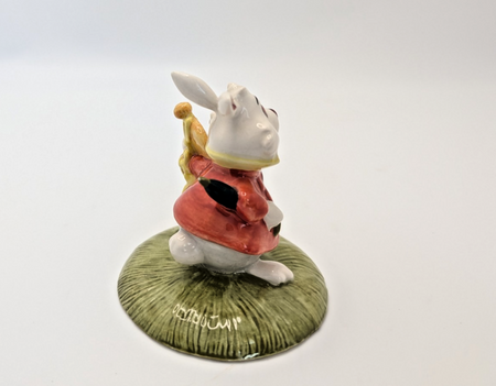 Alternate view of Royal Doulton White Rabbit AW5 limited edition figurine 461 of 2000