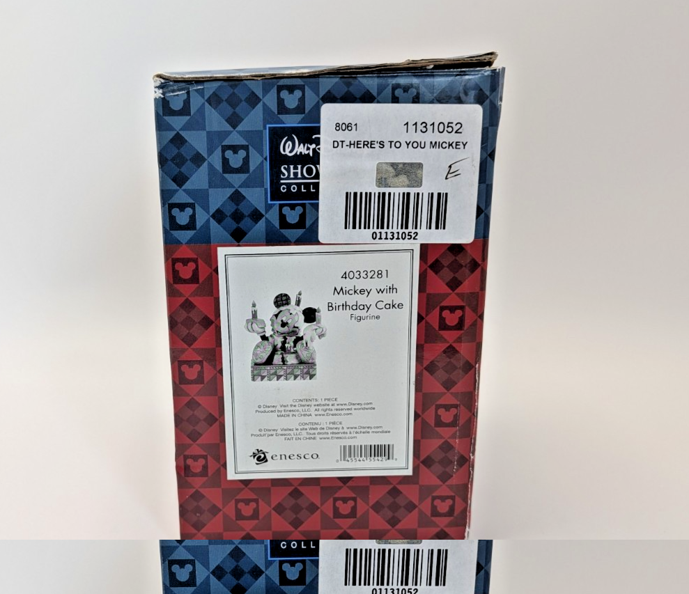 Disney Traditions Showcase Mickey Mouse Figurine Heres To You Birthday Jim Shore16