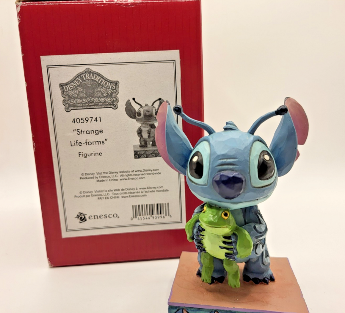 Disney Traditions Stitch Figurine Strage Life-Forms Ornament Jim Shore Boxed17