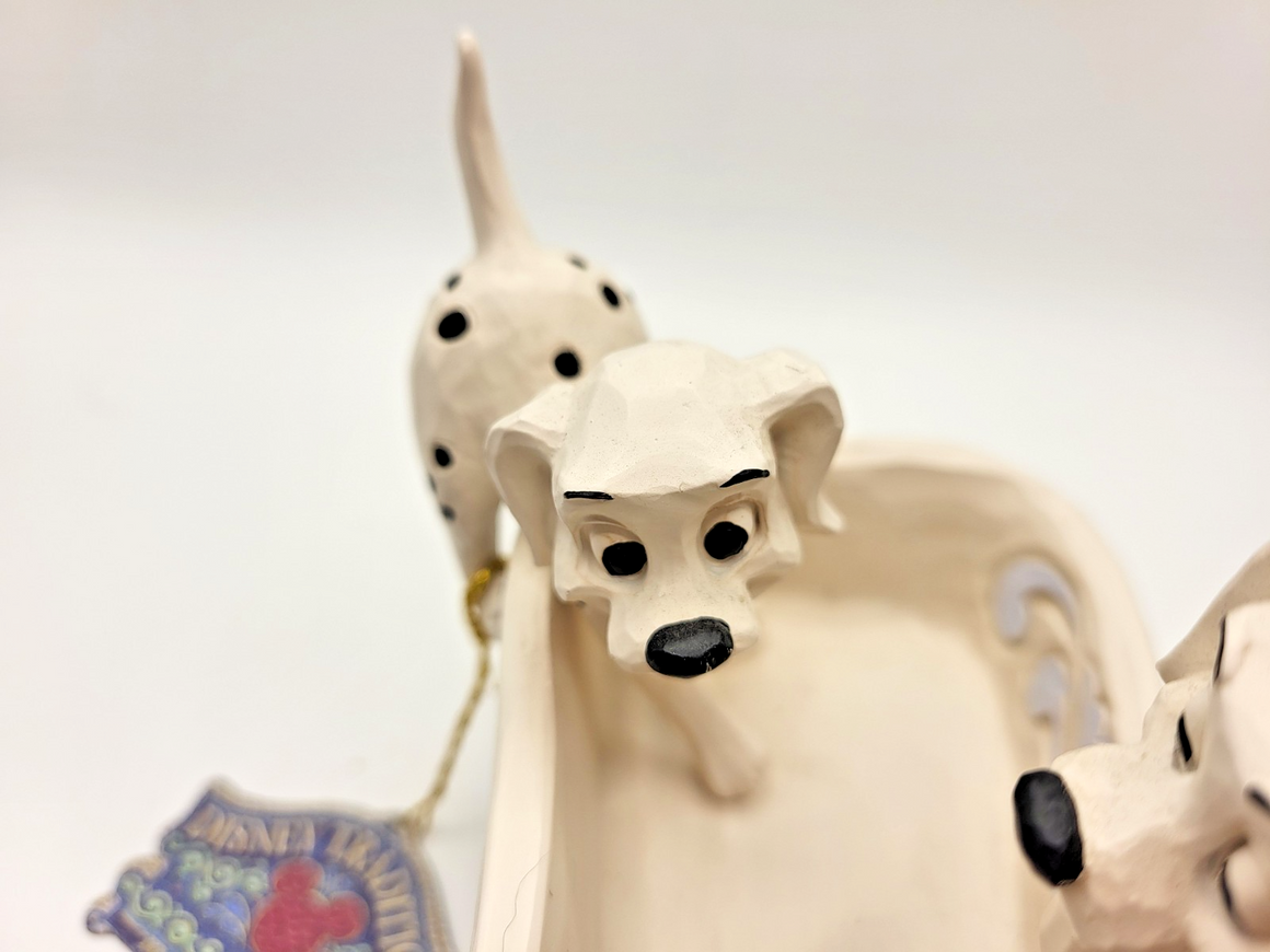 Disney Traditions 101 Dalmations Ornament 'Puppy Bowl' Jim Shore 60080608