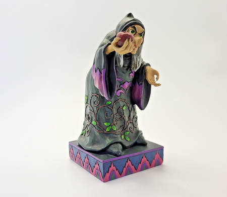 Disney Traditions Take A Bite Figurine  Old Hag Evil Queen Snow White Ornament13
