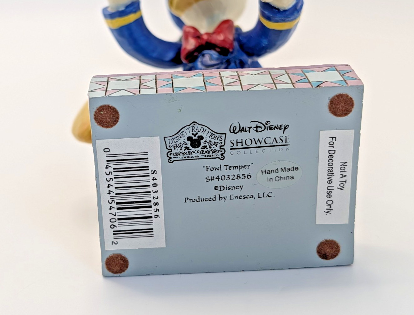 Disney Traditions Showcase Donald Duck Fowl Temper Figurine Jim Shore Boxed15