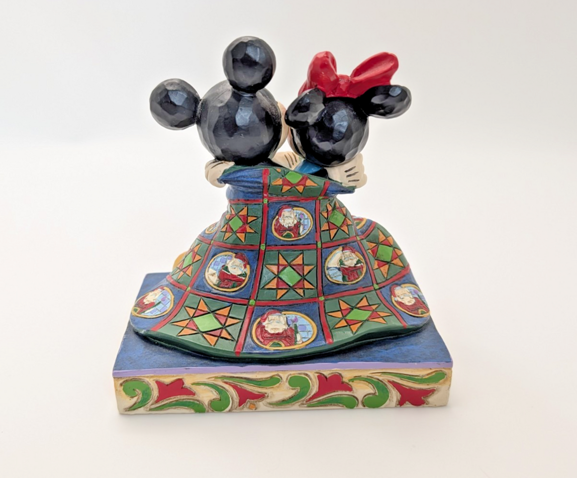Disney Traditions Mickey & Minnie Mouse Warm Wishes Christmas Figurine Jim Shore7