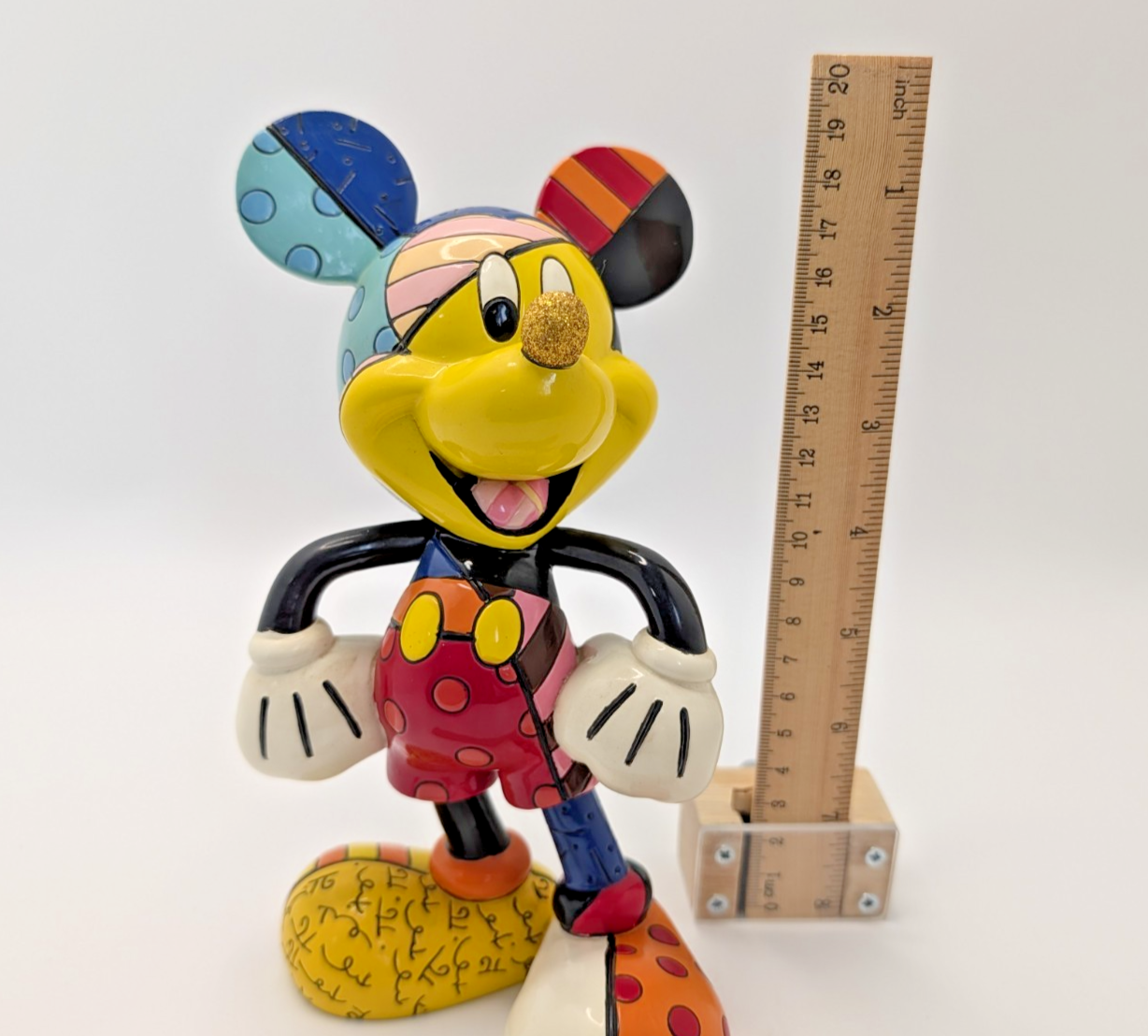 Disney Britto Mickey Mouse Figurine Pop Art 4019372 Colourful Collectable11