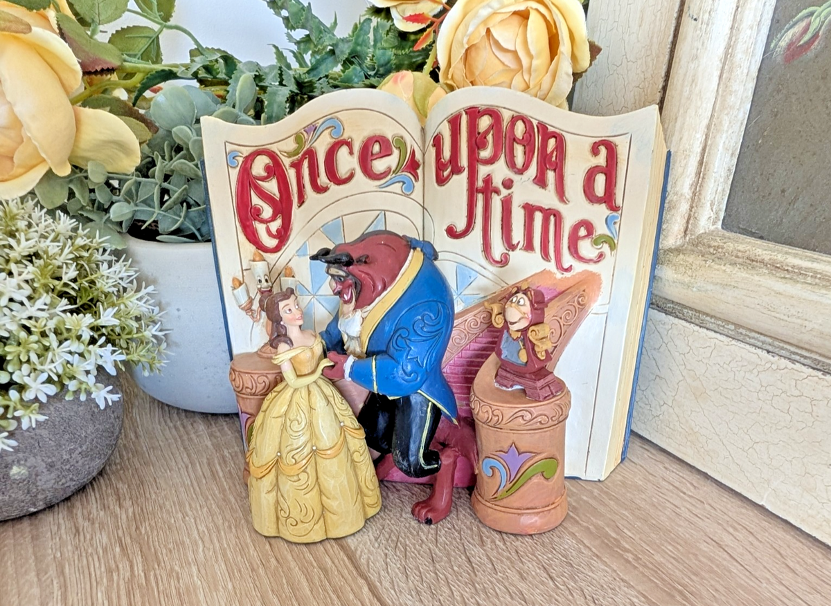 Disney Traditions Belle and Beast Love Endures 4031483 by Jim Shore - Unboxed - product view 4