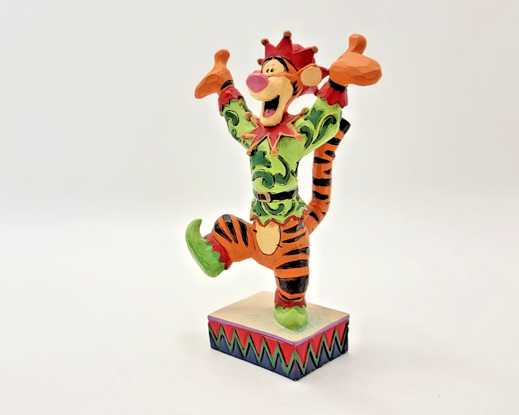 Disney Traditions Tigger Figurine Ecstatic Elf Ornament Jim Shore 60089835