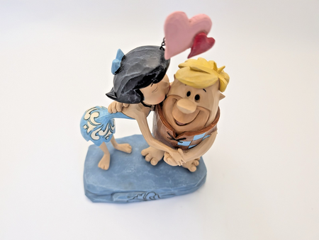 The Flinstones Jim Shore Barney & Betty Rubble Figurine Rubble Romance 405159517