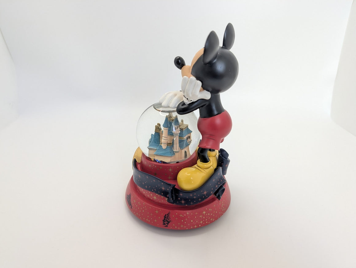 Disneyland Paris Mickey Mouse musical castle snow globe photo 8