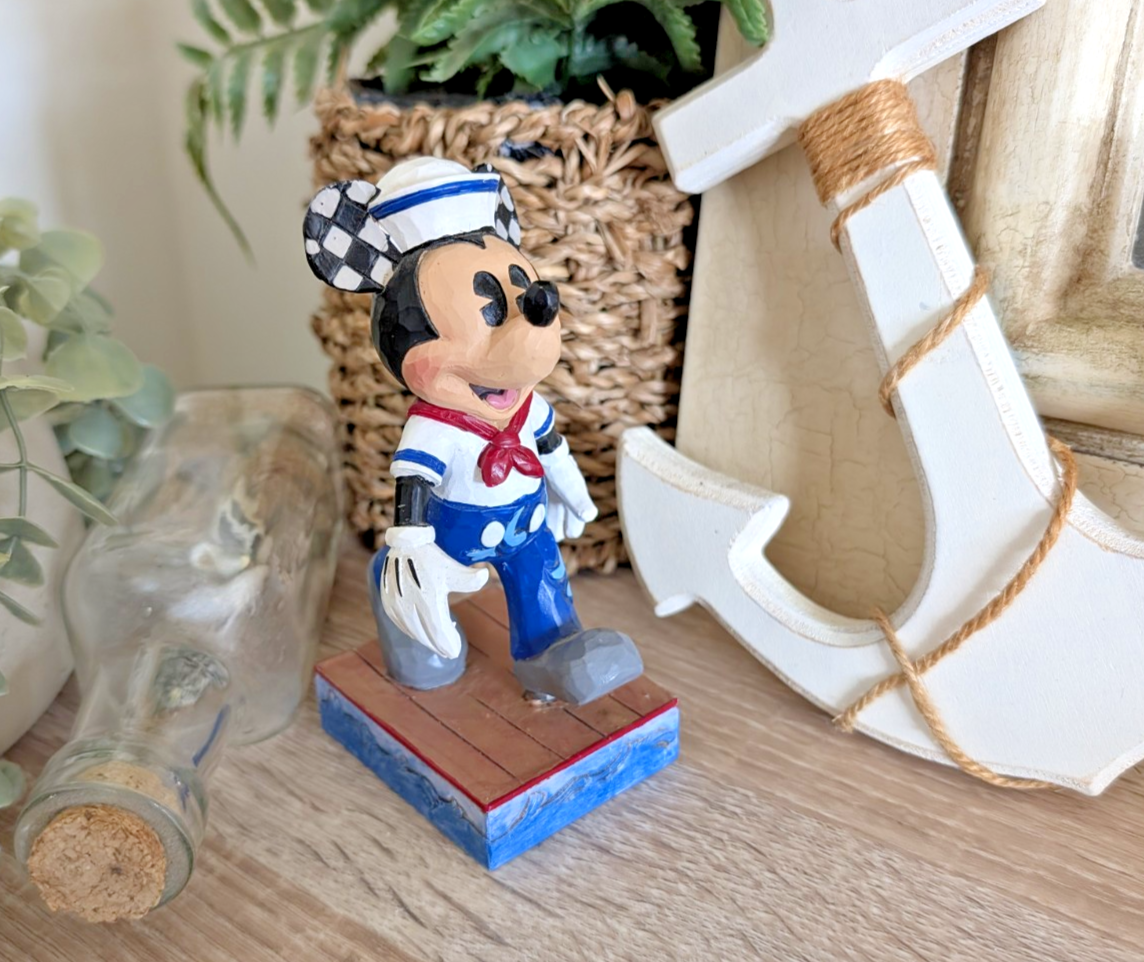 Disney Traditions Mickey Mouse Snazzy Sailor 6008079 boxed figurine