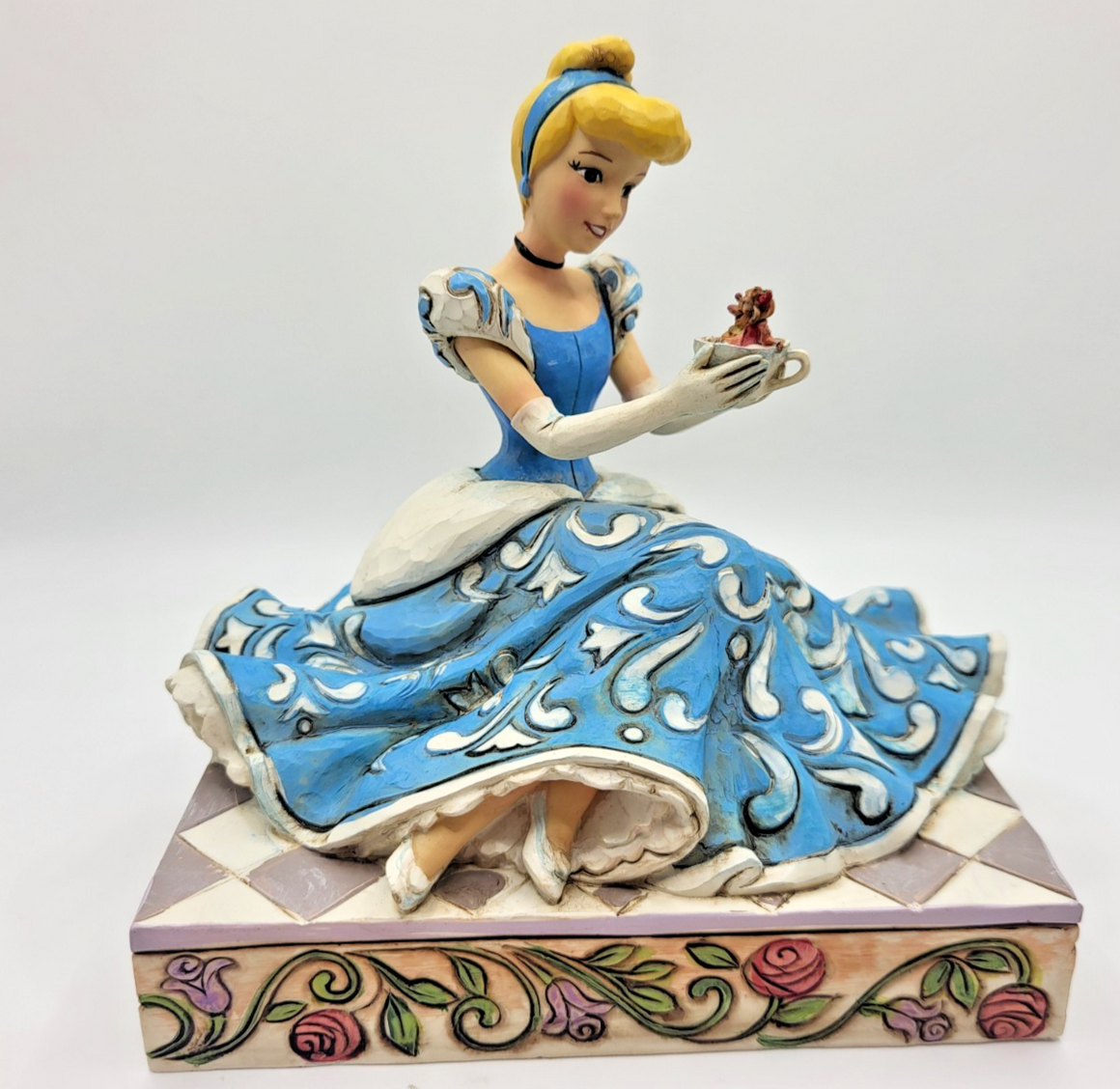 Disney Traditions Cinderella Figurine Caring And Couragious Ornament Jim Shore5