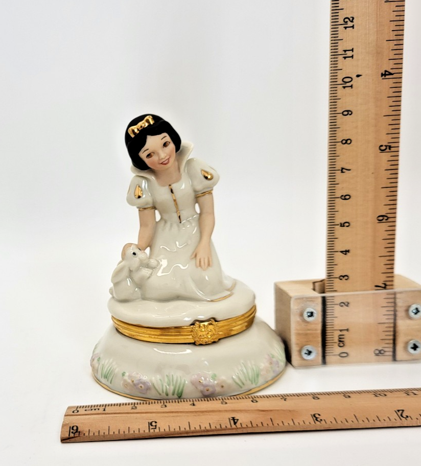 Lenox Disney Snow White Treasure Trinket Box 6126148 COMPLETE Boxed COA - Rare16