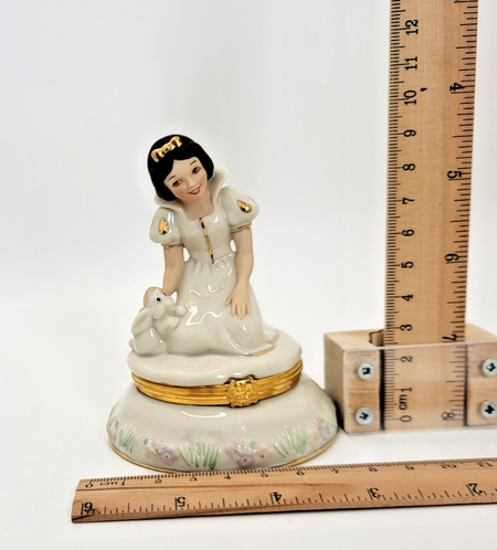 Lenox Disney Snow White Treasure Trinket Box 6126148 COMPLETE Boxed COA - Rare16