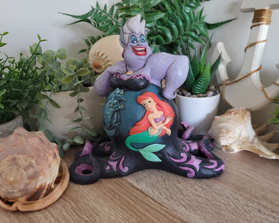 Disney Traditions Ursula and Ariel Deep Trouble Figurine by Jim Shore